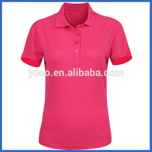 Dry fit lady polo shirts new style