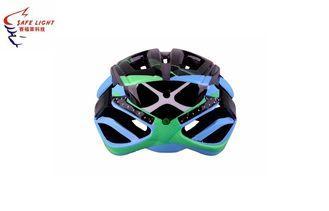 Safety Water Proof cycle LED Light Helmet RoHS CE With Remo