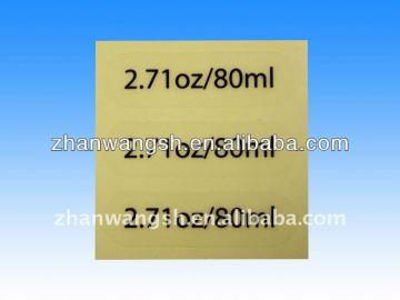 Adhesive Cosmetic Labels,makeup wholesale custom label,printing cosmetic jar labels