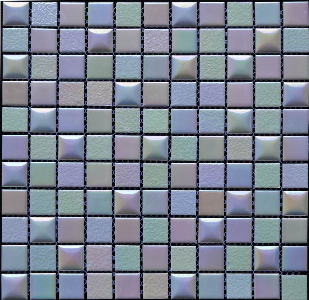 Embossing Glazed Ceramic Mosaic