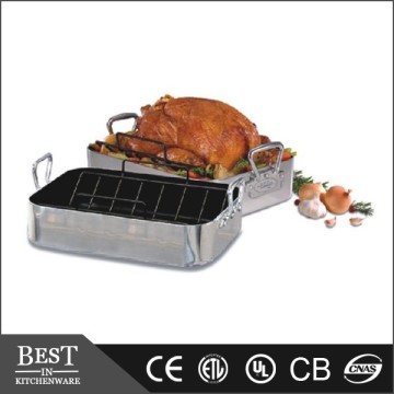 Heavy duty roasting pans, non stick,aluminium