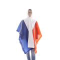 poncho de pluie pvc drapeau