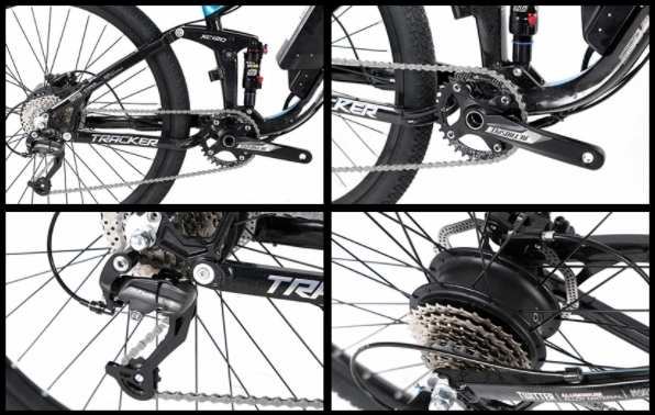 36V 250W Electric Mountain Bike Commuter with Lithium Rower Battery