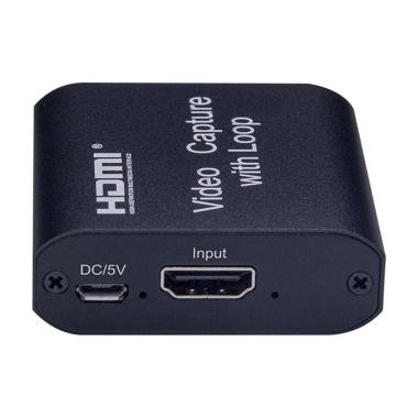 High Definition 4K Input 1080P Output HDMI USB Video Capture Card with Loop