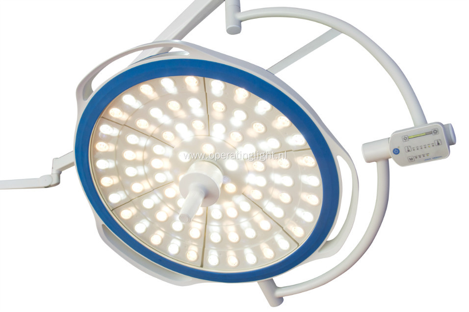 Mobile round surgical lamp