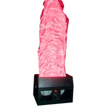 led stage effect lighting with fire effect machine silk flame light