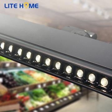 LED functional recessed grille linear light