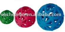 pet toy ,rubber globe