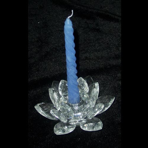 Handmade Crystal Candle Holder (KS27012)