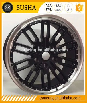 22x10 black machined face repica aluminum alloy wheels for Landcuiser Invader