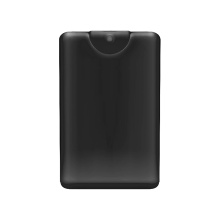 frasco de pulverizador de névoa de cartão de 20ml preto