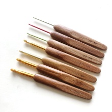 Custom Single Head Hand Sewing Tools: Bamboo Crochet Hooks and Aluminum Crochet Hooks