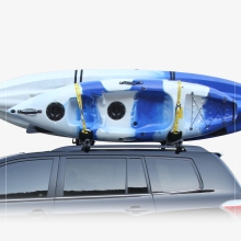 Aluminum frame kayak rack