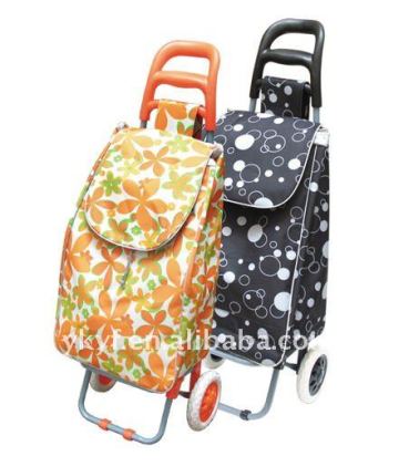 Foldable Big Vegetable Shopping Trolley With Wheels