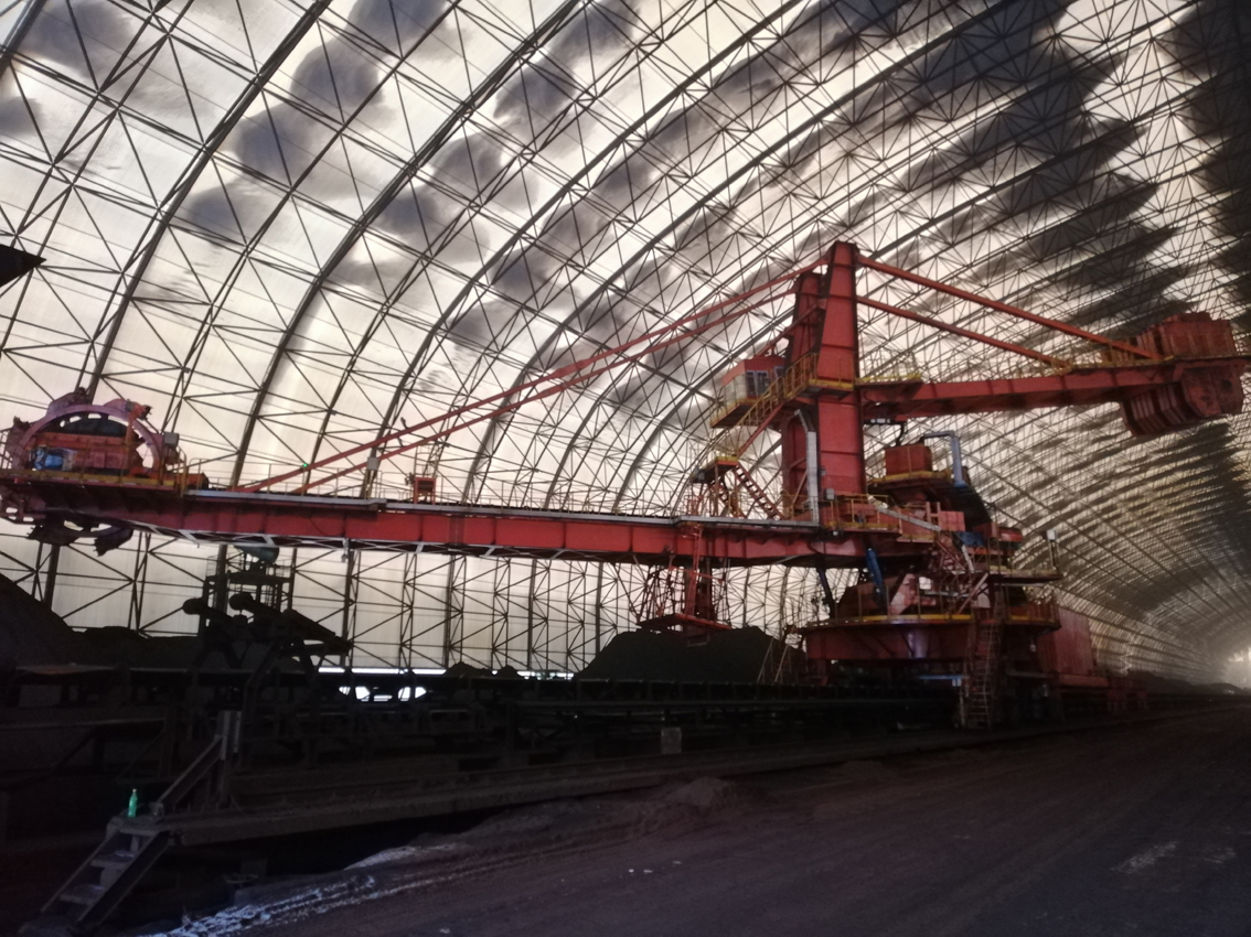 Stacker reclaimer for customer Conch group Jidong group CR group Huaxin Cement Lafarge Cement high efficiency continuous loading