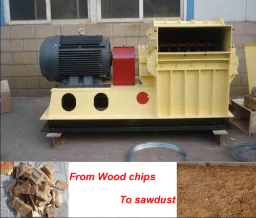 CE & ISO9001 Wood crusher grinder mesin / kayu untuk dijual