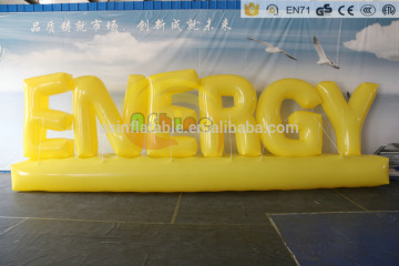Airtight giant inflatable letters advertising / sample advertising letter