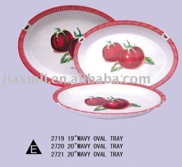 Melamine Oval Tray