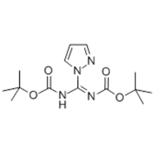 Ácido carbámico, N - [[[(1,1-dimetiletoxi) carbonil] amino] -1H-pirazol-1-ilmetileno] -, 1,1-dimetiletil éster CAS 152120-54-2