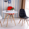 Replica Eames DSW Yuvarlak Ahşap Bacak Tablosu