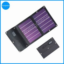 High quality 6W 5V folding and flexible solar charger by amorphous silicon solar cell