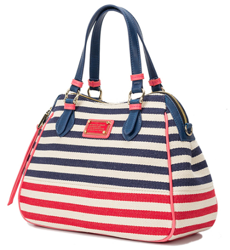 2015 Summer Fashion Lady Striped Canvas Handbag / Hawaii Beach Bag (pH1691)