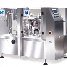 Rotary pouch filling machine