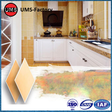 Antique yellow tiles patterns for kitchen