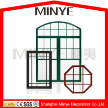 new design picture windows with grills/decoration aluminum picture windows