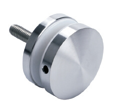 Glass panel railing system support kit