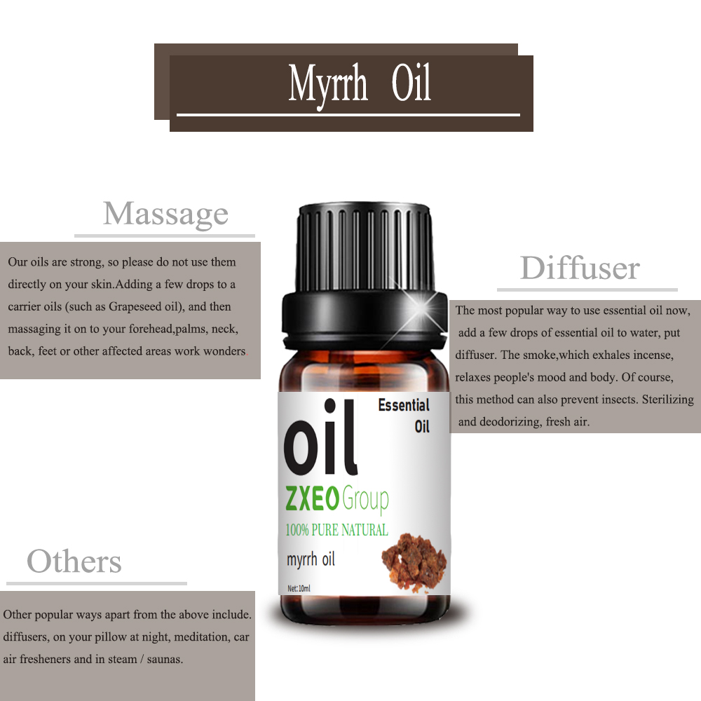 Myrrhe Essential Huile Therapertic Grade Aromatherapy Relief
