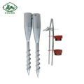 Galvanized Ground Screw Anchor For Flag