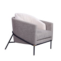 Italian Fil Noir Fabric Armchair Replica