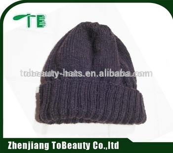 plain warm beanie hat