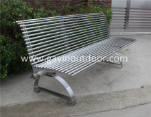 Modern metal bench for park stainless steel park bench