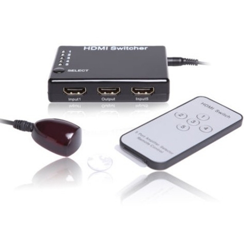 HDMI Switch Switcher 5X1 Port 1080P for HDTV PS3