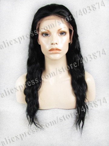 Body Wavy Long Indian Remy Human Hair used lace wigs for sale