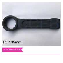 17MM Striking Box Wrench DIN7444 Hammer Striking Ring Slogging Spanner HandWare Power Tools Carbon Steel 45# 40Cr