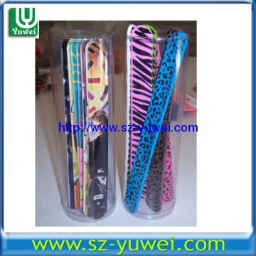 Pulseiras de Silicone personalizadas tapa com embalagem personalizada