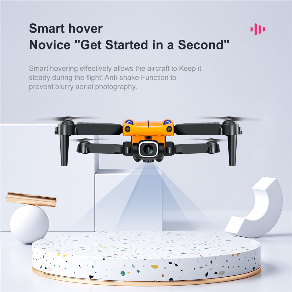 Customizable camera drone KY907 4K Obstacle avoidence dual camera drone Gesture Photos and 50x zoom drone quadcopter
