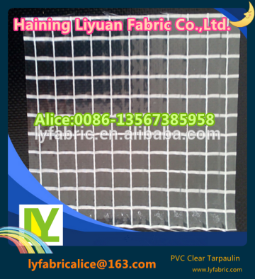 China Supplier/Crystal Clear Pvc Tarpaulin/Material