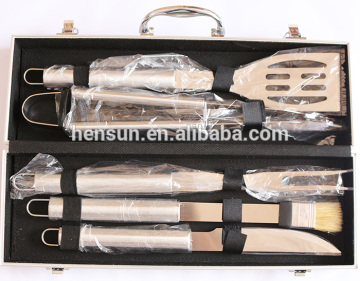 5pcs BBQ Tools Set with Aluminum Case