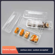 Food Storage Packaging Box Sushi Rolls Blister Tray