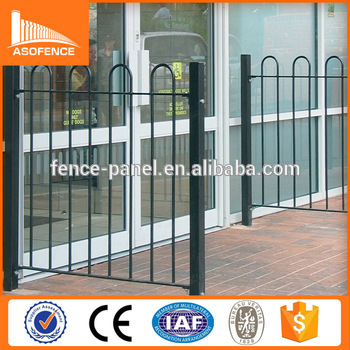 Garrison Steel Picket Fencing Steel Tubular Fencing ornamental garden fence