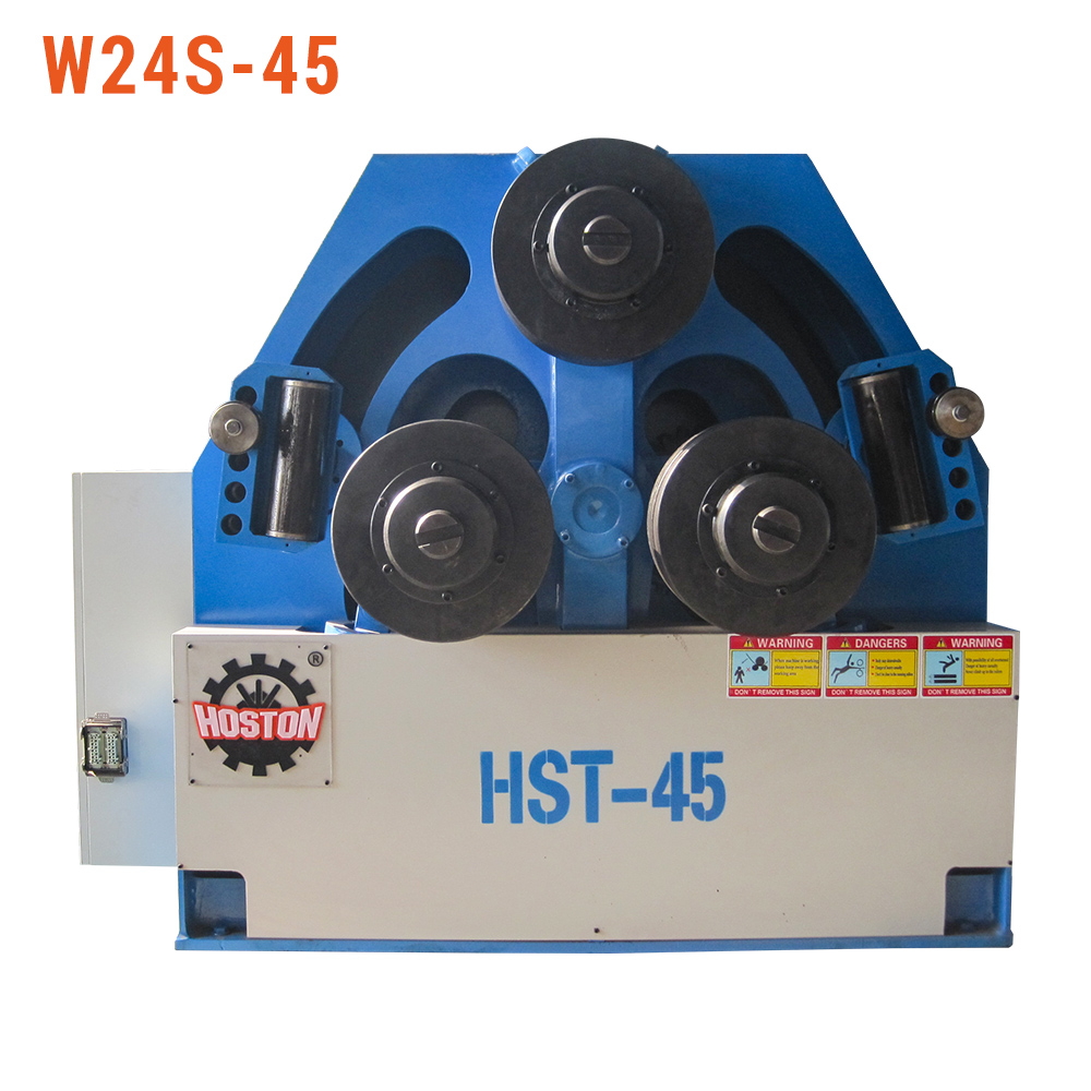 Machine de flexion de la barre en acier du profil hydraulique W24S-45