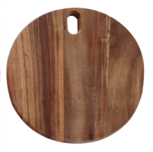 Round shape cutting board with hole