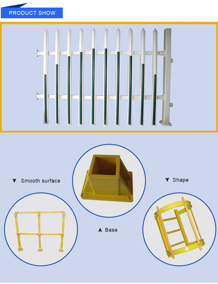 FRP handrail fiberglass handrails pultrusion process for chemical plant