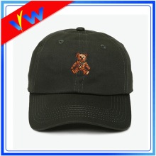 Custom Flat Embroidery 6 Panel Baseball Cap
