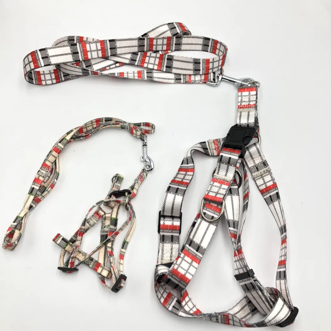 Lovely Cute Fashion Chest Back Strap Traction Rope Cat Collar Dog Harness Pet Leash