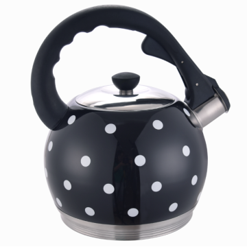 European kettle with big volume 3Liter round dots